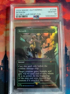 MTG Secret Lair Drop Berserk Foil PSA 10 - Picture 1 of 2