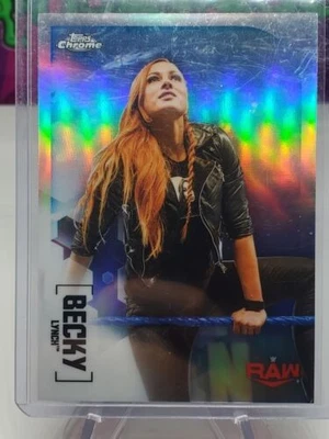 BECKY LYNCH 2020 TOPPS WWE CHROME VARIATION REFRACTOR CARD #IV-6 - Image 1 of 4