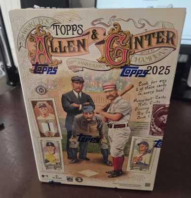 IN HAND!!  2025 Topps Allen and Ginter Hobby Box - 10 available; 2 hits per box! - Image 1 of 2