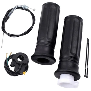 7/8" Twist Throttle Accelerator Handle Grips, 75" Throttle Cable With ON OFF ... - Picture 1 of 9