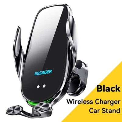 Essager Qi 15W Caricabatterie Wireless Supporto per Telefono Da Auto in Supporto - Immagine 1 di 4
