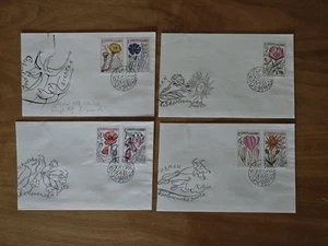 Czechoslovakia 4x 1960's First Day Covers - Picture 1 of 1