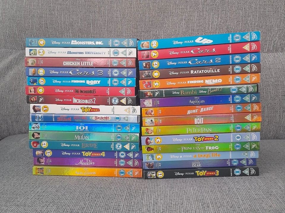 Disney Pixar DVD Multi-Listing with Sleeve Covers VERY Good Condition FREE P&P - Image 1 of 1