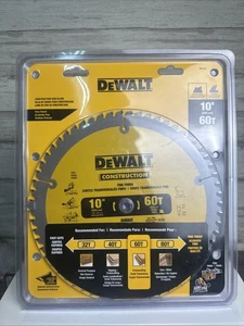 Hoja de sierra circular de acabado fino Dewalt DW3106 10" 60T DWS3106 - Imagen 1 de 2