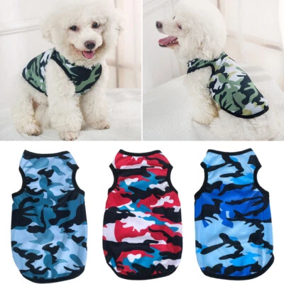 Pet Cat Puppy Small Dog Vest T-Shirt Coat Dog Clothes Apparel Thin Shirt Costume - Image 1 of 4