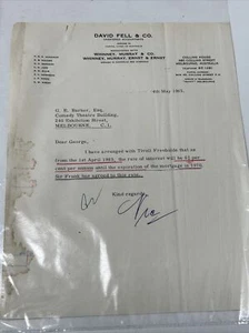 DE COLECCIÓN MEMBRETE FALL & CO 1965 COMEDIA TEATRO TIVOLI FREEHOLD BARKER THRING - Imagen 1 de 6