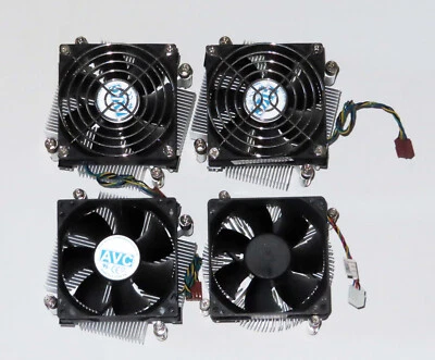 4-Pack Lenovo, Dell Desktop Intel CPU Coolers Heatsink Fan Socket LGA1150: Clean - Image 1 of 2