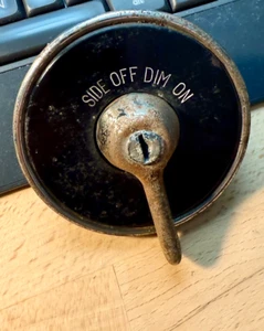 1927 1928 1929 20S 30S CASKEY DUPREE IGNITION LOCK LIGHT SWITCH SIDE OFF DIM ON - Picture 1 of 12