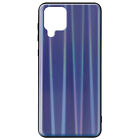 Case for Samsung Galaxy A42 Bi-material Holographic Shiny Thin dark blue