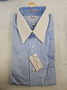 Vintage Mens Thomas Jefferson's Enro Dress Shirt Size 16/35 New With Orig. Tags - Picture 1 of 5