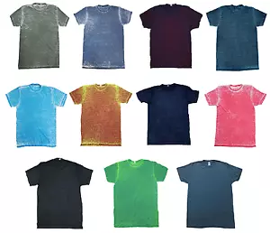 Camisetas Multicolor Lavado Ácido Adulto S - 3XL Manga Corta 50/50 Algodón/Poliéster - Imagen 1 de 23