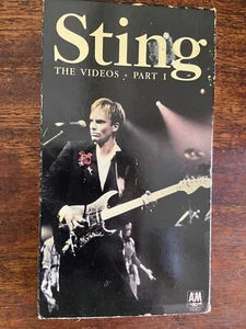 STING THE VIDEOS Part One VHS 5 music videos - Picture 1 of 4