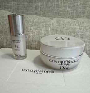 Authentic CHRISTIAN DIOR Capture total Cream & Serum Set Youth Skincare - Picture 1 of 5