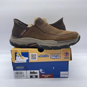 Skechers Slip-ins RF: Respected-Elgin Sneakers Uomo Taglia 8 204810-CDB Marrone - Foto 1 di 8