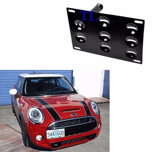 Front Bumper Tow Hook License Plate Bracket For Mini Cooper R60 R61 F55 F56 - Picture 1 of 8