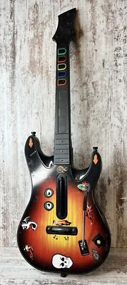 RedOctane Xbox 360 Guitar Hero World Tour Sunburst Controller- Not Tested - Image 1 of 3