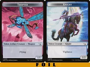 1x - THOPTER \\ KNIGHT (#19/10) Token - FOIL - March of the Machines - NM MTG - Picture 1 of 1