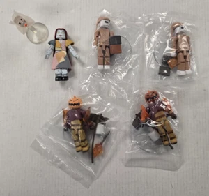 LOTE DE FIGURAS MINIMATES NBC (6) Pumpkin King PJ Jack Sally Zero Nightmare Before - Imagen 1 de 5