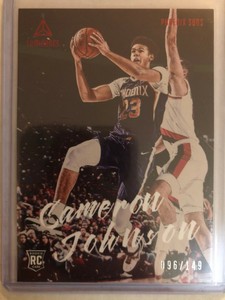 2019-20 Panini Chronicles Luminance RED Parallel Cameron Johnson Rookie #D /149 