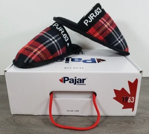 Pajar Canada 1963 Stevie Buffalo karierte Hausschuhe Gr. 38 7-7,5 Kunstfell gefüttert Neu mit Karton - Bild 1 von 10