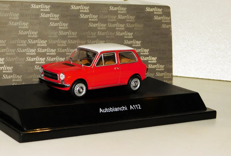 AUTOBIANCHI A112 ROJO/BLANCO STARLINE 1/43 Foto 1 de 1