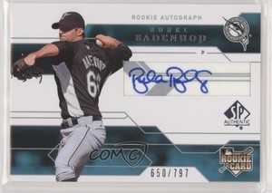 2008 SP Authentic Rookie Auto /797 Burke Badenhop #109 Rookie Auto RC