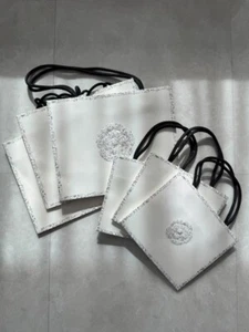 6 Stück CHANEL Authentic Limited Edition Papier Geschenk Einkauf Leer Tasche Weiß - Bild 1 von 2