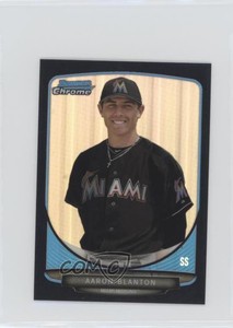 2013 Bowman Chrome Minis Black Refractor /25 Aaron Blanton #155