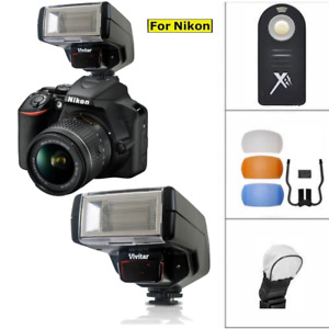 TTL Speedlight Flash  + CLOTH DIFFUSER REMOTE FOR  NIKON D40 D50 D70 D90 D60 D50