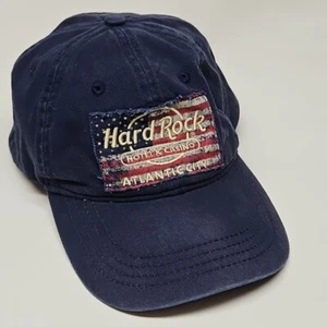 Gorra de béisbol Hard Rock Hotel Casino talla única azul ajustable bandera americana de colección - Imagen 1 de 6