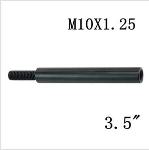 3.5" BLACK SHIFT KNOB EXTENSION FOR MANUAL GEAR SHIFTER LEVER M10X1.25 EXTENDE - Bild 1 von 1