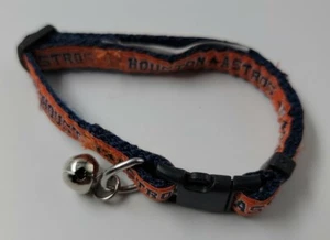 MLB Adjustable, Breakaway Cat Collar, Durable Nylon with Bell Huston Astros - Picture 1 of 3