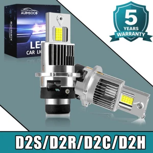 For Mercedes-Benz CLS550 2007-2009 D2S D2R LED Headlight Bulb 100W 6000K White - Picture 1 of 11