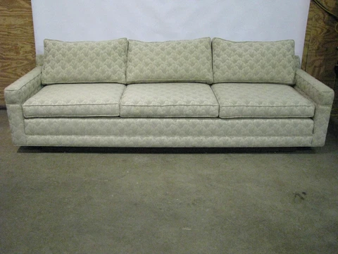 Exceptional 100" Long Mid-Century Modern Sofa; Probber / Baughman Style Cover