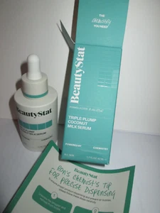 Beauty Stat Triple-Plump Coconut Milk Serum 1.7 oz. Full Size Boxed - Picture 1 of 2