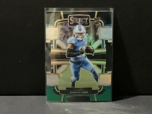 2023 PANINI SELECT - JAHMYR GIBBS - 34 - BLACK/GREEN DIE CUT - ROOKIE - Picture 1 of 2