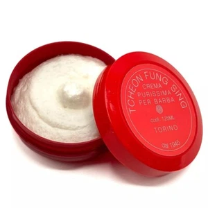 Tcheon Fung Sing Classic Almond Shaving Soap - 125 ml/4.23 oz Hand Made in Italy - Picture 1 of 8