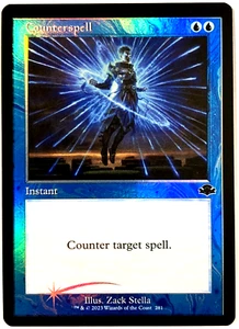 MTG Counterspell *RETRO FRAME FOIL* Dominaria Remastered 281 NM - Picture 1 of 6