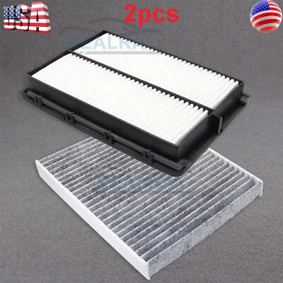 Carbon Cabin & Engine Air Filter SET For 2016-2020 KIA Sorento 2017 2018 2019 - Image 1 of 4