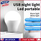 Led Night Light 6500K Mini Usb Plug Lamp For Power Outage Emergency 1Pc White