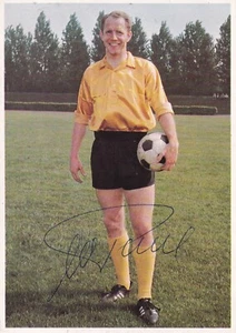 Wolfgang Paul - BVB - große Bergmann - Sammelkarte - original signiert - Bild 1 von 2
