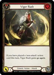 Vigor Rush (RED) Arcane Rising 1st Edition Flesh and Blood TCG - Picture 1 of 1