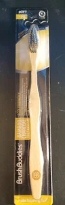 BRUSH BUDDIES Bamboo Charcoal Toothbrush /Infused Bristles - Eco-friendly {SOFT} - Picture 1 of 2