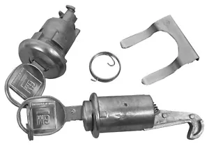 LOCK KIT GLOVEBOX & TRUNK LATER ROUND HEAD KEY CHEVROLET CAMARO/IMPALA/NOVA - Picture 1 of 1