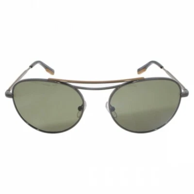 NUEVO CON ETIQUETAS Gafas de sol Zegna ez0103 08N BRILLANTE GUNMETAL, NEGRO BRILLANTE 54mm sin estuche Foto 1 de 3