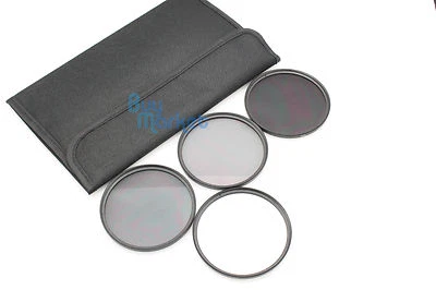 New 77mm ND2​+ND4+ND8 +Soft Filter ND Kit Set with CASE for DC DSLR Camera Lens - Image 1 of 3