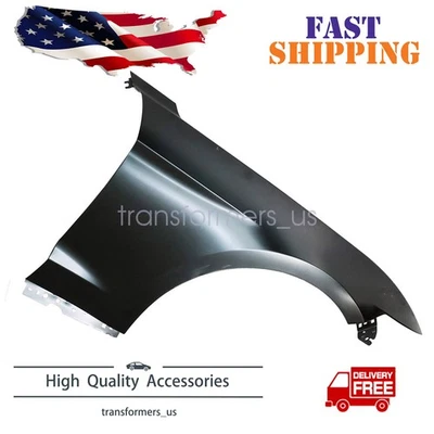 New Fender Fit For 2015 2016 2017 Ford Mustang Front Passenger Side Primed Steel - Imagem 1 de 4