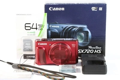 [Top Mint in Box] Canon PowerShot SX720 HS Compact Digital Camera Red Japan B839 - Image 1 of 4