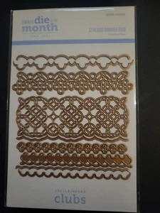 SPELLBINDERS Stylized Border Trio DOM-Jun22 Die Set Filigran Unique Retired - Bild 1 von 3