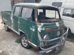 vw T2 late bay double door doublecab pick up spares or brave repairs - Picture 1 of 19